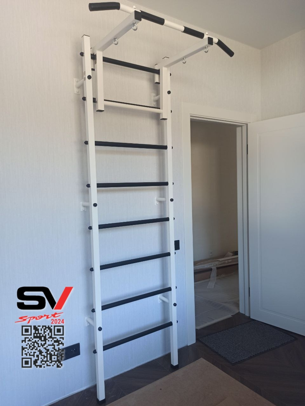 Монтаж шведской стенки Sv Sport в бетонные, кирпичные стены