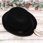 Шляпа карнавальная «Котелок», черный