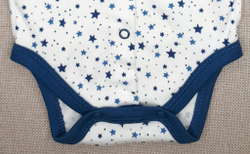 Боди МИШКА И ЗВЕЗДЫ (синий)