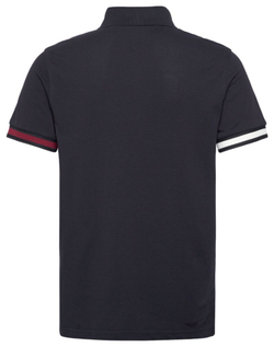 Теннисное поло Tommy Hilfiger Flag Cuff Slim Fit - Blue