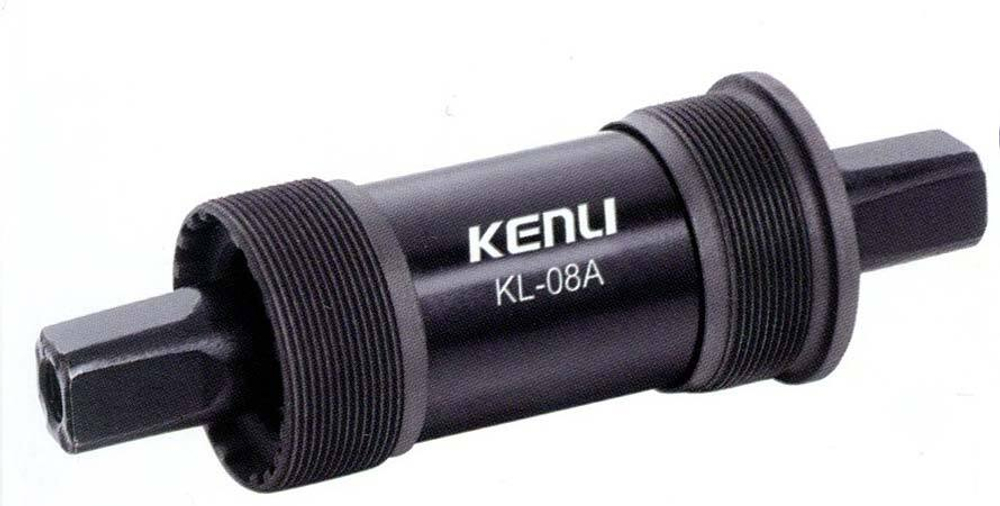 Катридж каретки KL-08A Kenli 68х127,5мм, 1.37"х24tpi, крепление шатунов под квадрат,стальные чашки,с