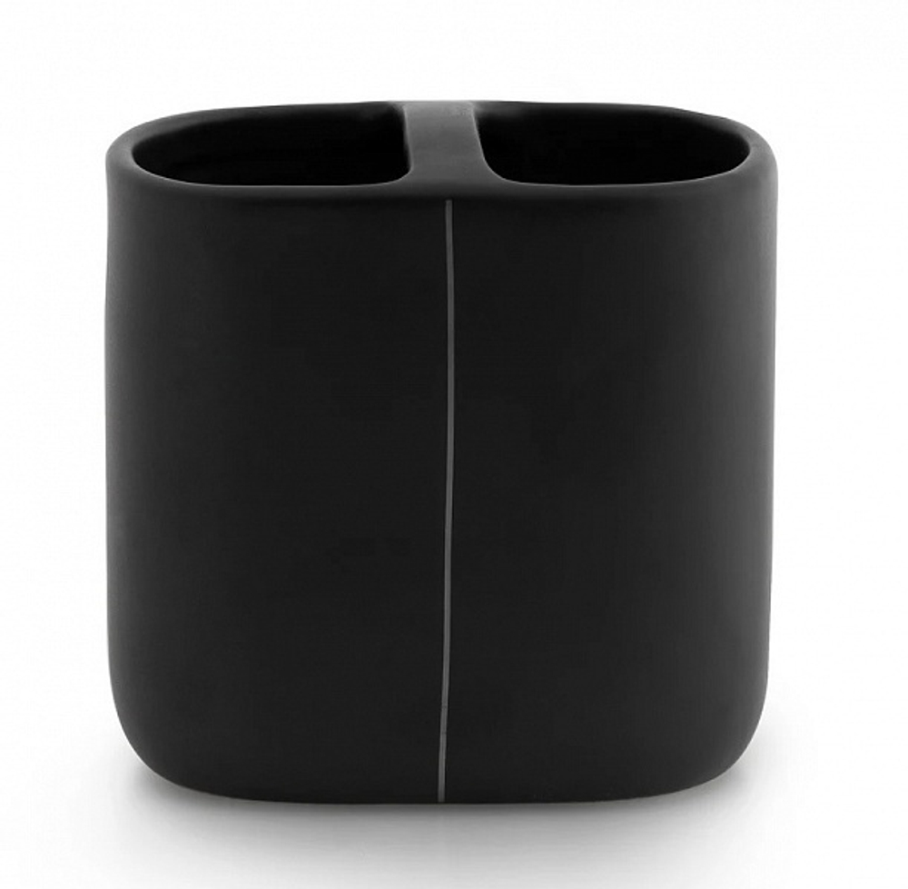 Стакан для зубных щеток Kassatex Nero