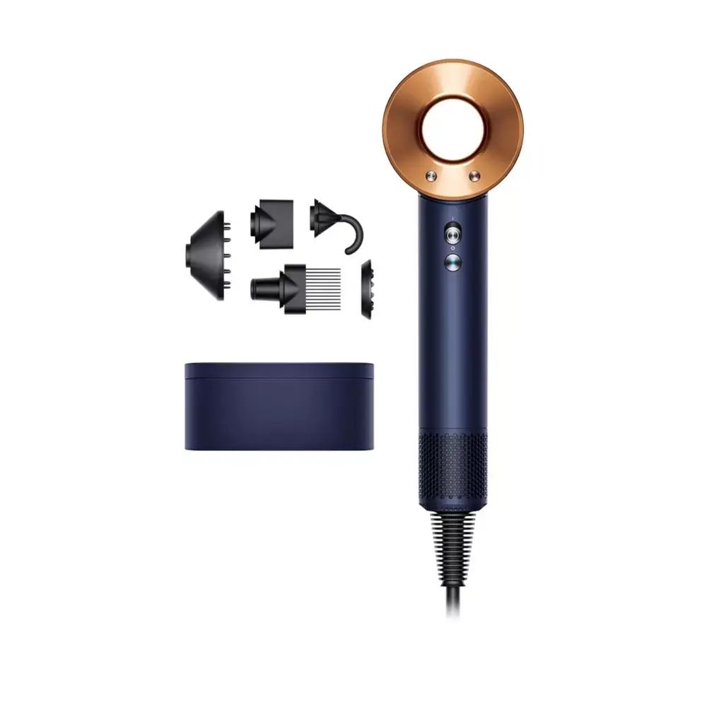 Фен Dyson Supersonic HD08, синий/медный (Prussian blue/Copper)