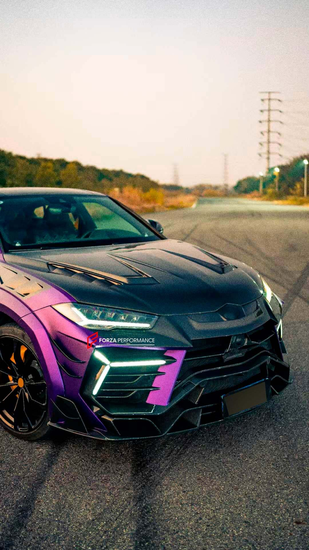 Обвес переделка для Lamborghini Urus 2018 в Urus S Performante Ламборгини Урус