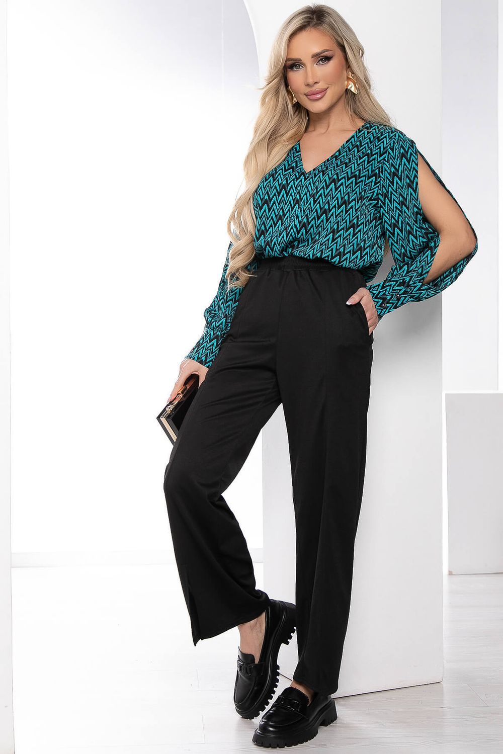 Брюки "Фрида" (черные) Б8595 LT Collection