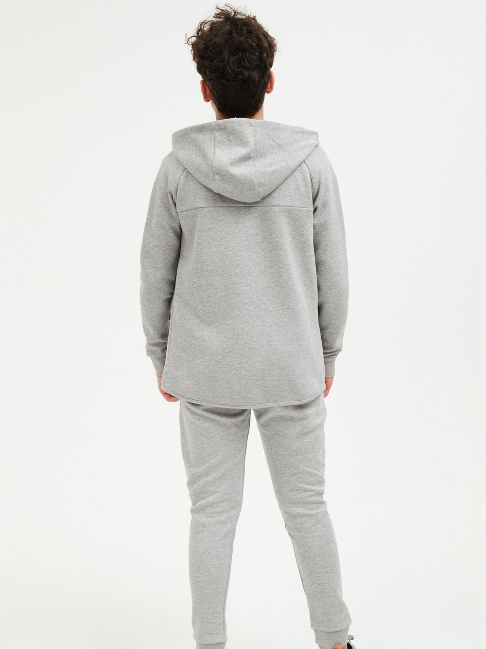 Толстовка с капюшоном на молнии для мальчика Next 916-235, Серый