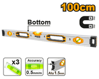 Алюминиевый магнитный строительный уровень 1000 мм INGCO HSL38100M INDUSTRIAL