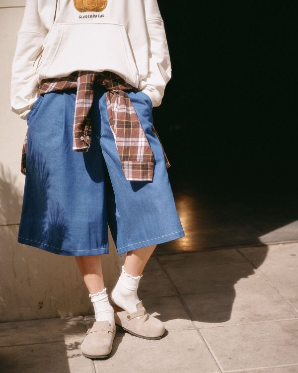 Шорты Baggy Bermuda Denim синие - фото 1