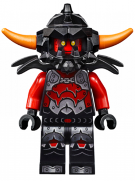 Минифигурка LEGO nex005 Пепельный Атакующий