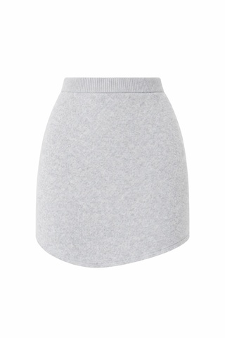 Юбка из нейлона в цвете офвайт