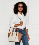 сумка-трапеция avril Michael Kors - бежевый(30F2G4VS7B)