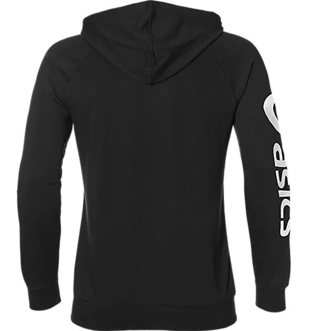 Мужская теннисная кофта Asics Big Asics FZ Hoodie M - performance black/brilliant white