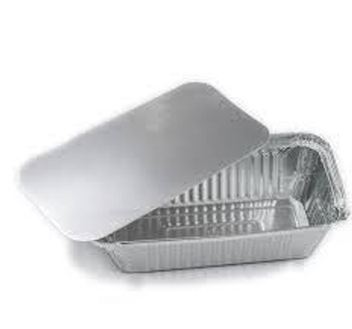 Крышка на форма алюмининевая, прямоугольная. раз: 183*256мм. 500шт/кор.