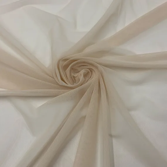 Сетка эластичная бежевая (цв. 126) Lauma, тонкая