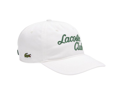 Кепка теннисная Lacoste Sport Roland Garros Edition Twill Cap - white