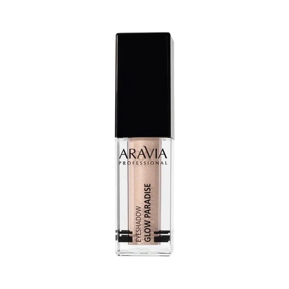 Жидкие сияющие тени для век #01 Тон Жемчужный Aravia Professional Glow Paradise Pearl Delight 5мл