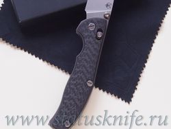 Нож Широгоров Табарган 100NS S35VN CF 3D карбонфотография - 10