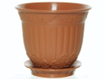 Кашпо Европа 0,7л коричневое