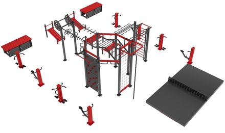 Умная спортивная площадка 016