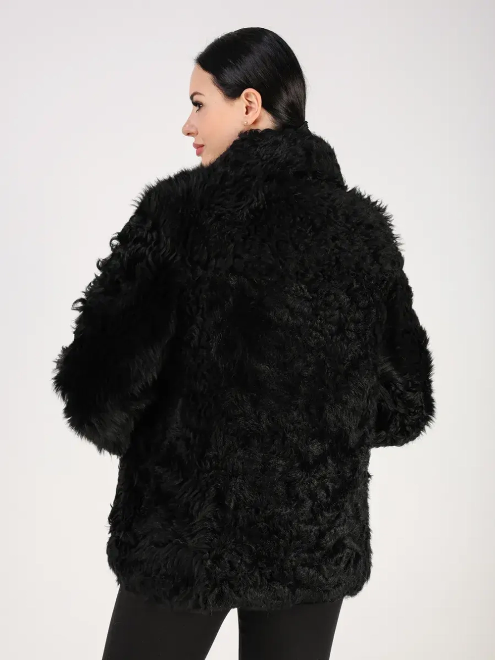 Дубленка зимняя шуба натуральная короткая