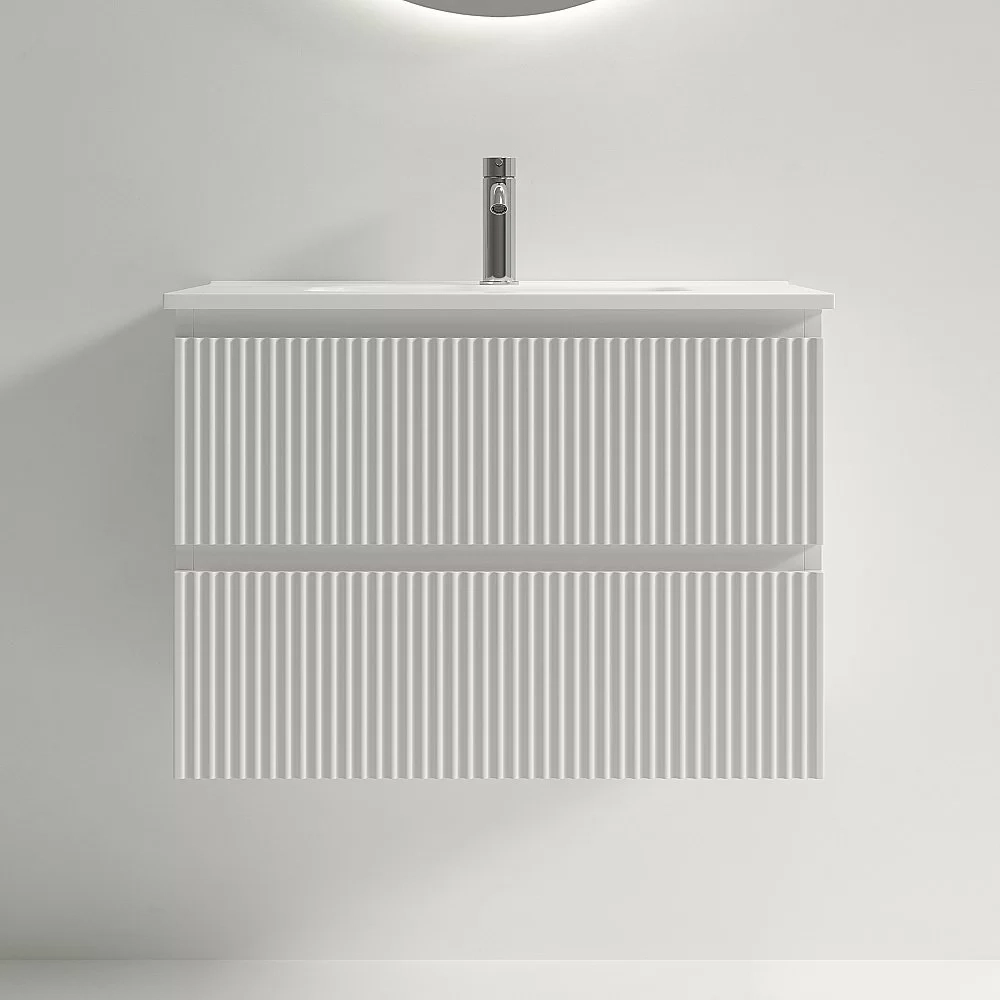 Тумба с раковиной Sancos Snob R SNR70/39W/CN7029 Bianco