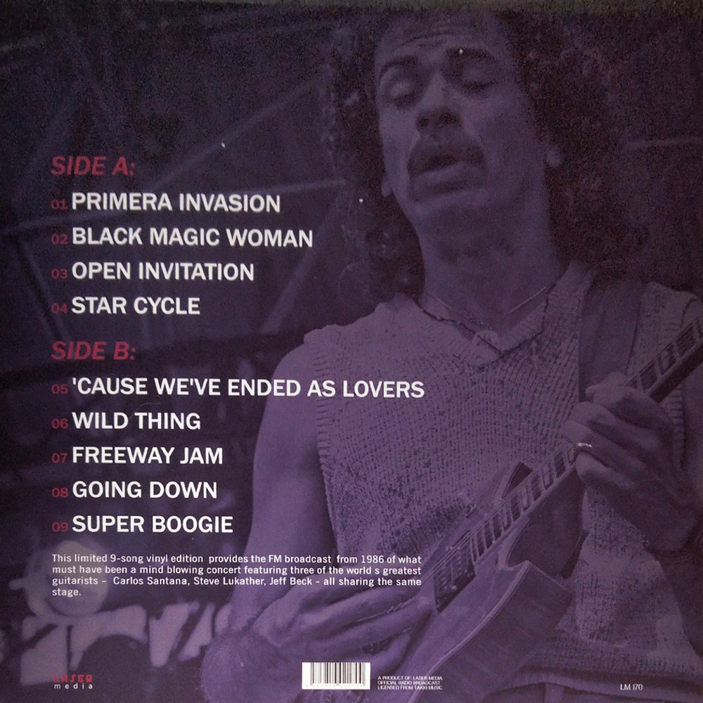 Carlos Santana / Live On Air (Coloured Vinyl)(LP)