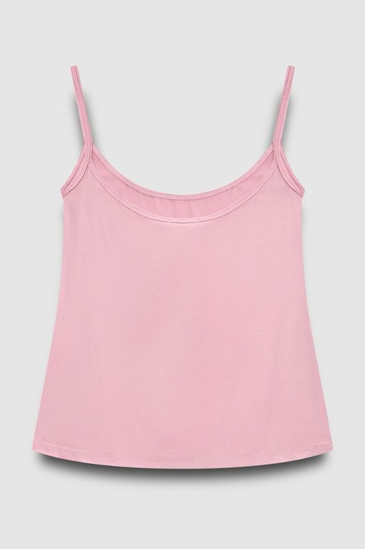 Майка из бамбука, розовый