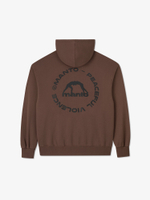 Худи MANTO LABEL 25 OVERSIZE - Коричневое