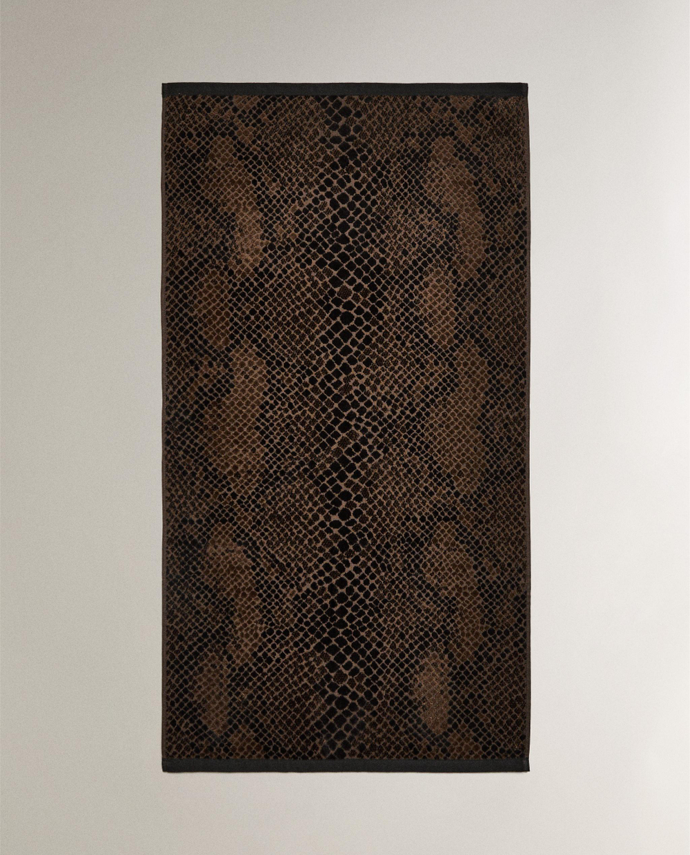 Zara Home Полотенце для лица и рук из хлопка, коричневый