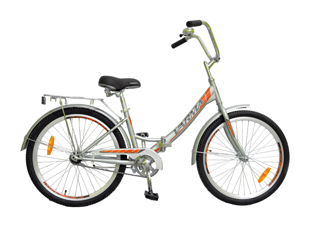 Велосипед  24&quot; Varma City 1ск Серо-оранжевый