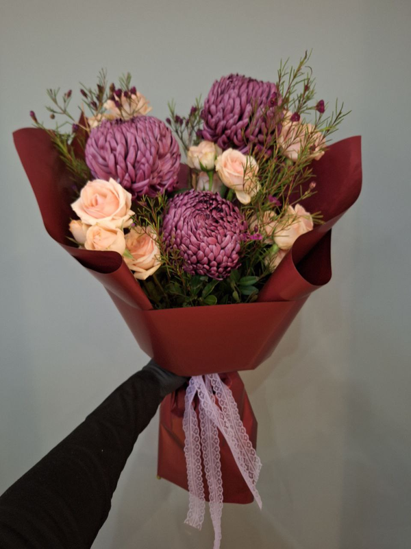 Букет "Фиолетовое сияние"