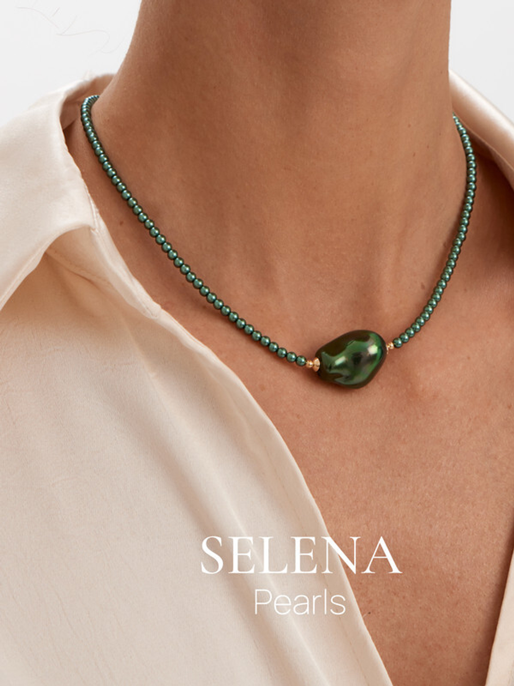 91003264 Колье Selena Pearls