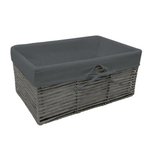 Корзина стеллажная "Paper", Д390 Ш260 В180, серый