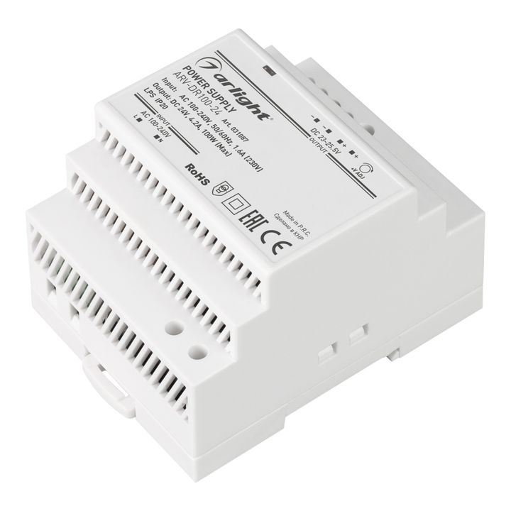 Блок питания Arlight ARV-DR100-24 24V 100W IP20 4,2A 031087