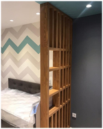 Дизайнерская перегородка из Сосны 40х150мм