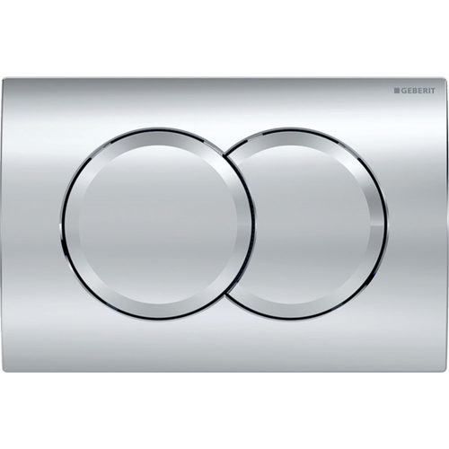 Инсталляция для подвесного унитаза Geberit Delta 458.149.21.1 с панелью смыва, хром глянцевый