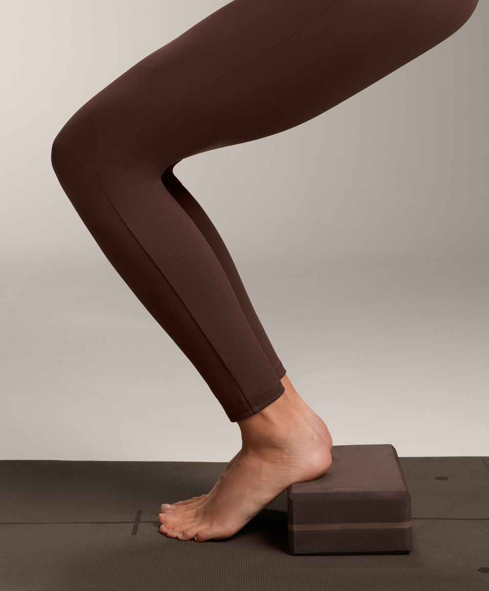 Oysho Длинный комбинезон Comfortlux Piping, коричневый