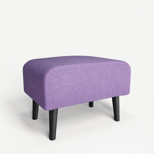 Пуф на высоких ножках Фантазёр D-9 (Фиолетовый) в офис, дом, салон красоты, прихожая, гостиная, на кухню, в кафе, в зону ожидания, в коридор, к туалетному столику. Банкетка, подставка.