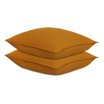 Набор наволочек изо льна и хлопка цвета карри из коллекции essential, 70х70 см