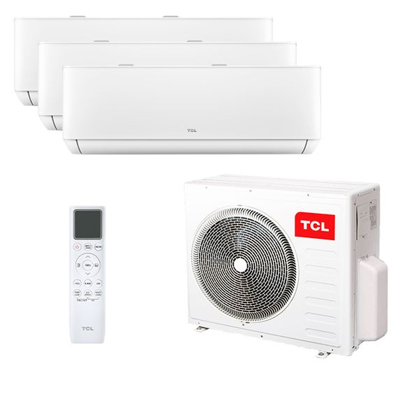 Мультисплит система на 3 комнаты TCL TACM-13HRID/TP x 3 / TACM3O-27HID