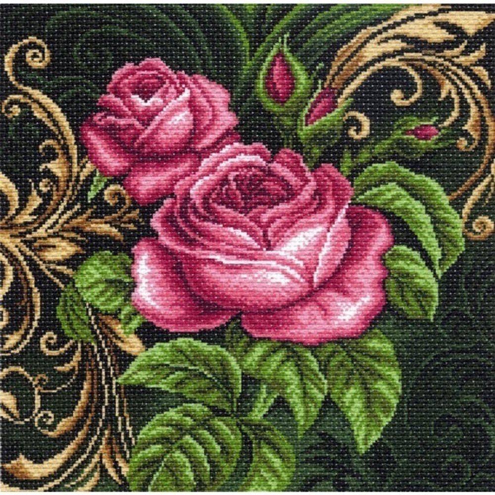 "Розы Тюдоров"-1429 канва с рисунком