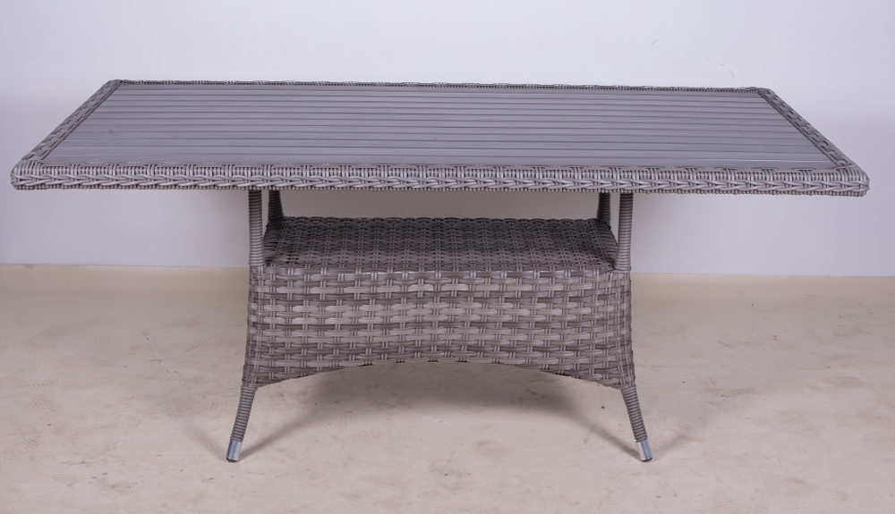 Стол прямоугольный, столешница ДПК, коллекция Крит