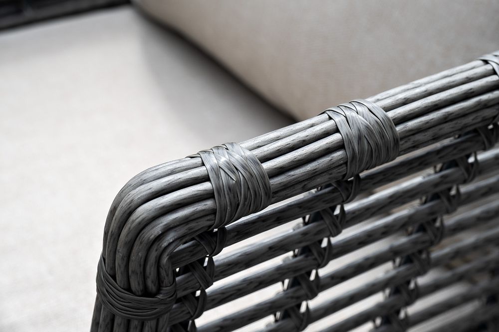 "Валенсия" лаунж-зона из искусственного ротанга, цвет серый