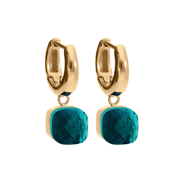 Серьги Qudo FIRENZE (G) Blue Zircon 107001/20-4601