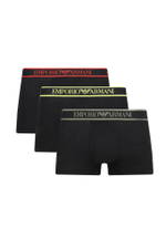 Трусики-боксеры 3шт. Emporio Armani - черный(111357 4F717)