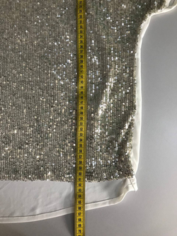 Блузка Maras с пайетками, маркировка L, визуально на 48 размер