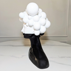 Фигурка Black and White Bubble Female Head