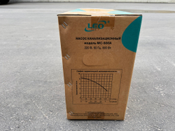 Насос канализационный LEO WC-600A