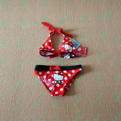 Купальник детский открытый с принтом Hello Kitty
