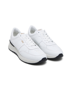 Кожаные кроссовки jace BOSS BLACK - белый(50512264)